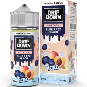 DRIP DOWN EDITION SERIES – BLUE RAZZ PEACH ICE 100ML