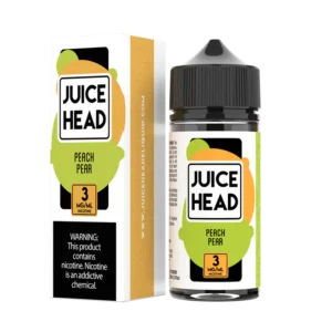 JUICE HEAD PEACH PEAR 100ML