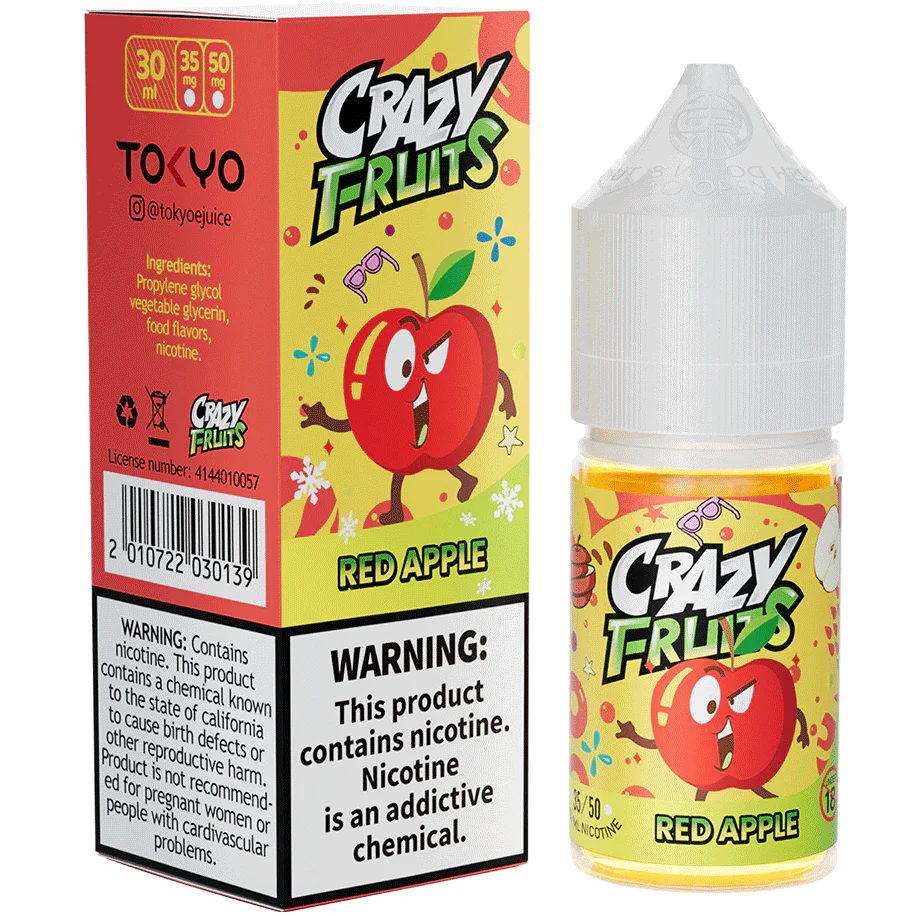 TOKYO CRAZY FRUIT RED APPLE 30ML